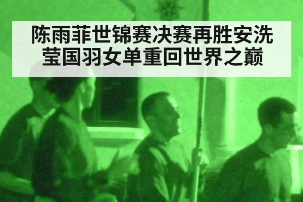 陈雨菲世锦赛决赛再胜安洗莹国羽女单重回世界之巅
